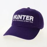 Legacy Purple Baseball Cap w/Hunter White Logo