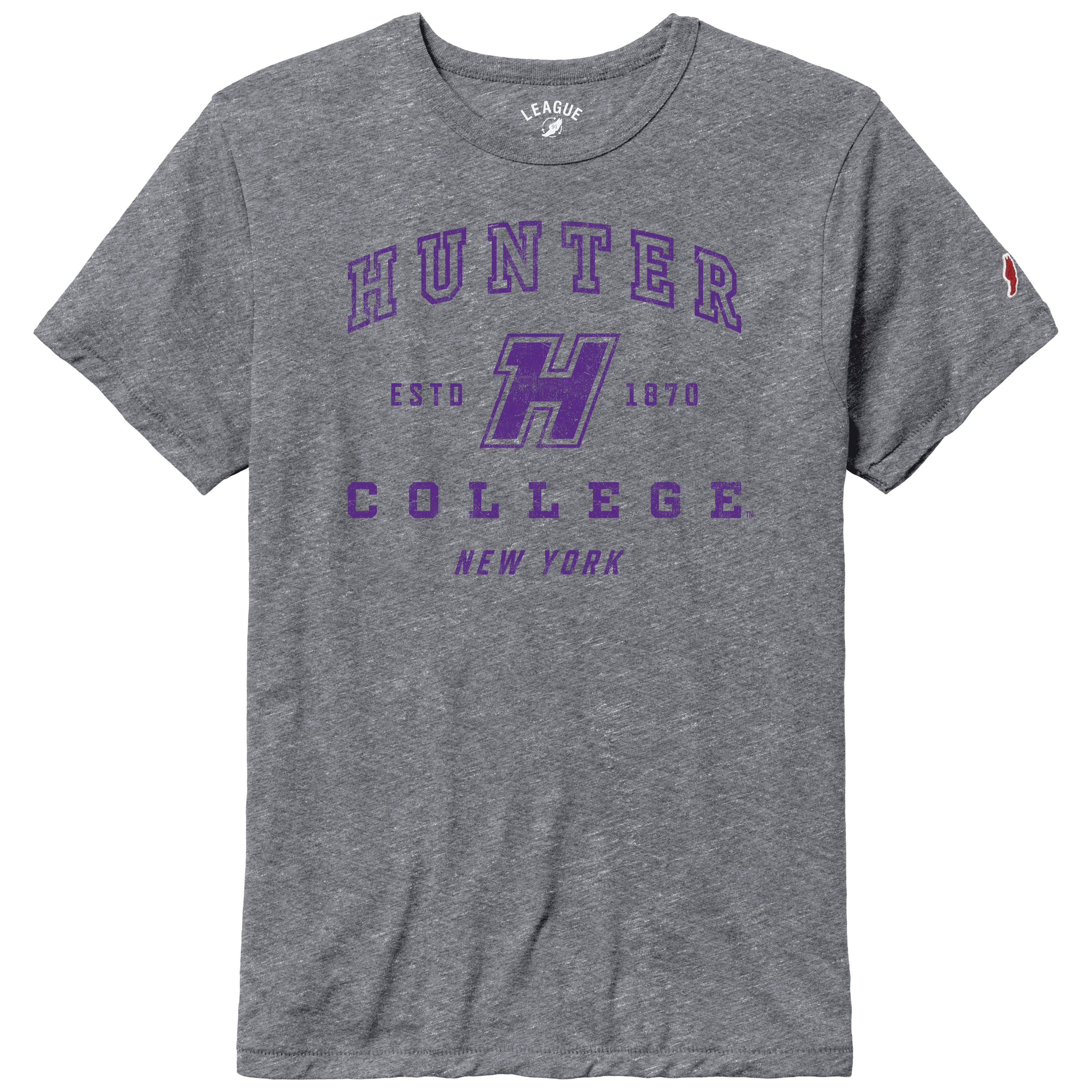 Varsity-Nook_Hunter-College_t-shirt_athletic-gray-purple.png