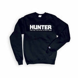 Champion Black Fleece Crew w/Hunter Logo
